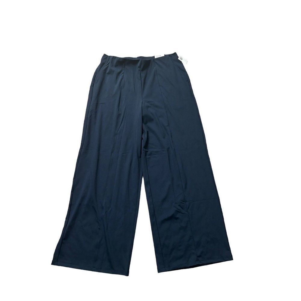 Old Navy Women's Size XL Blue‎ High-Waist Pocketed Power Soft Wide-Leg Pants NWT